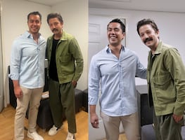 Felifer Macías comparte fotos junto a Diego Luna en el cierre del Hay Festival Querétaro 2025