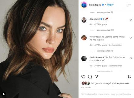 Belinda tiene nueva conquista. Es un modelo y escritor de Croacia