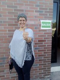 Teresa García Gasca emite su voto para la rectoría de la UAQ