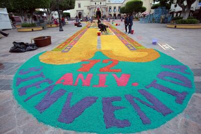 Un gran trabajo efímero lleno de fe y devoción