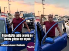 "Un conductor sobre ciclovía me intenta golpear con un palo", denuncia ciclista de Querétaro en redes 