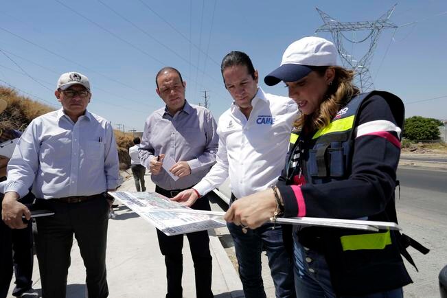 Carril para transporte presenta 47% de avance