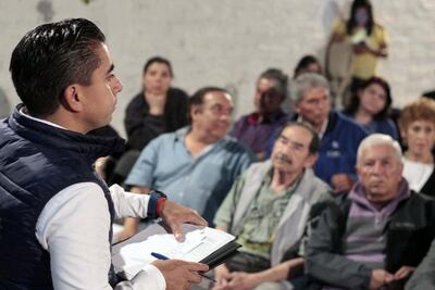 Promete Sosa Pichardo obras públicas en Tejeda