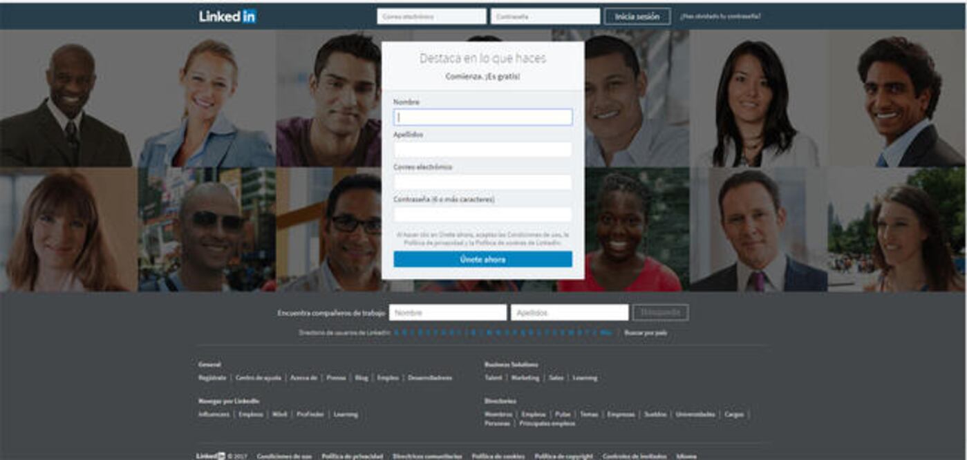 Redes sociales como LinkedIn, que se especializan en la búsqueda de empleo, no han sido de gran ayuda para Alexandra (ESPECIAL)