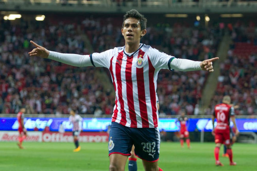 El juvenil Juan José Macías hizo uno de los tantos rojiblancos (Foto: IMAGO7/Carlos Zepeda)