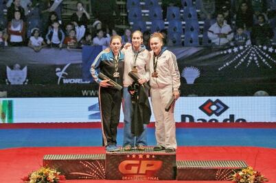 María del Rosario Espinoza se cuelga la plata