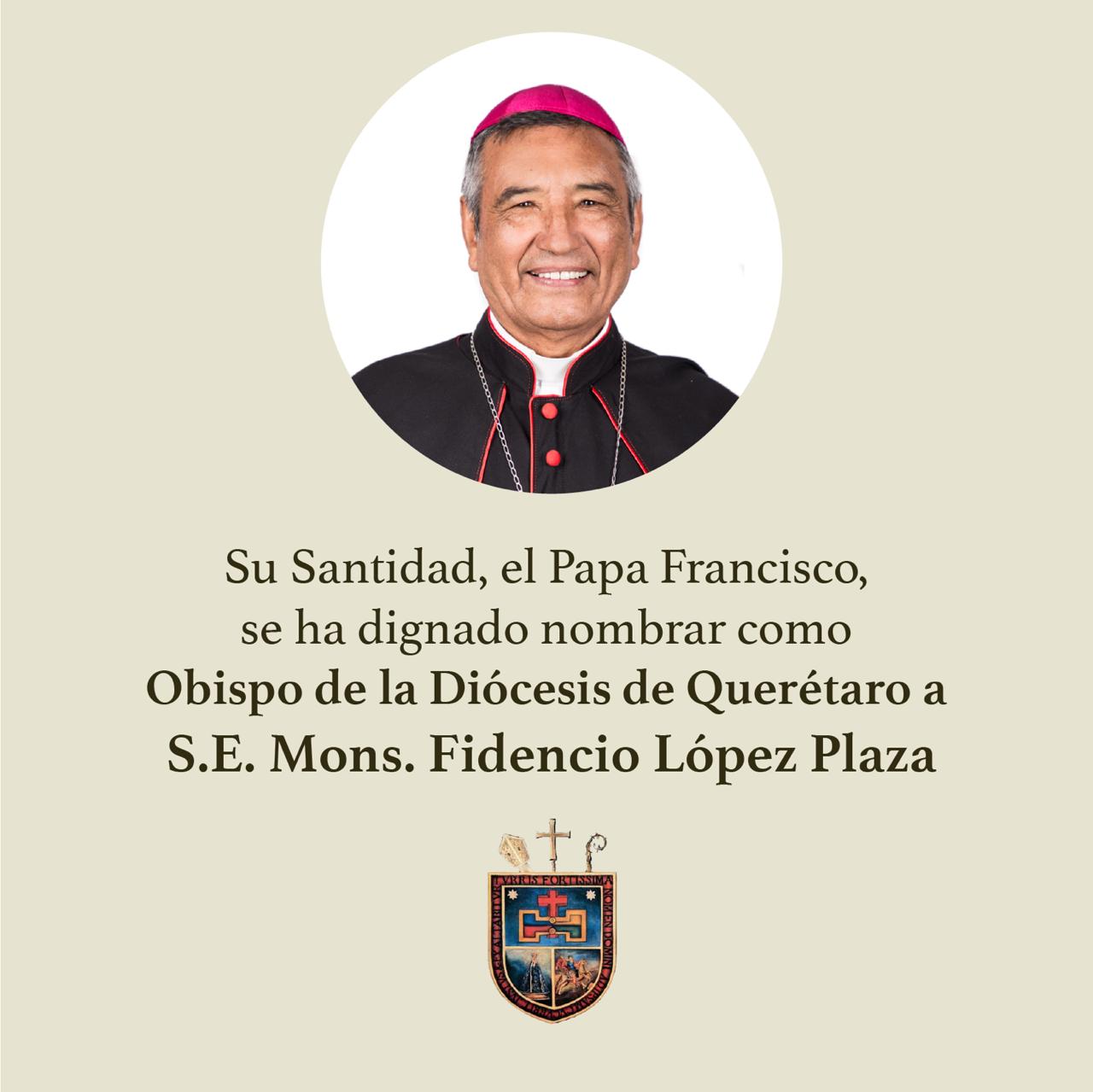 Fidencio López, nuevo Obispo de Querétaro