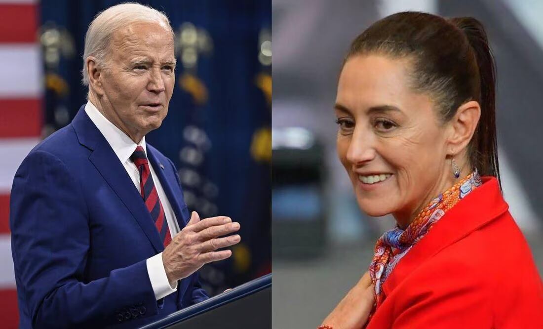 Joe Biden felicita a Claudia Sheinbaum por su triunfo; llama a trabajar "estrechamente". Foto: Archivo