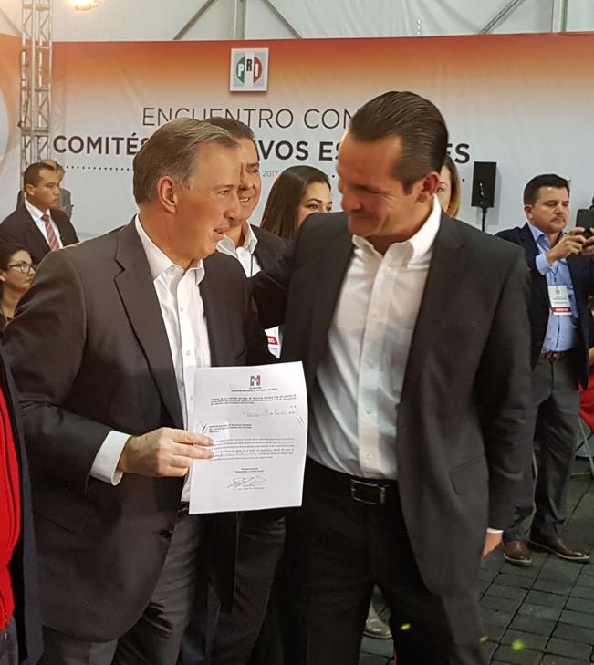 Respalda líder estatal del PRI a Meade