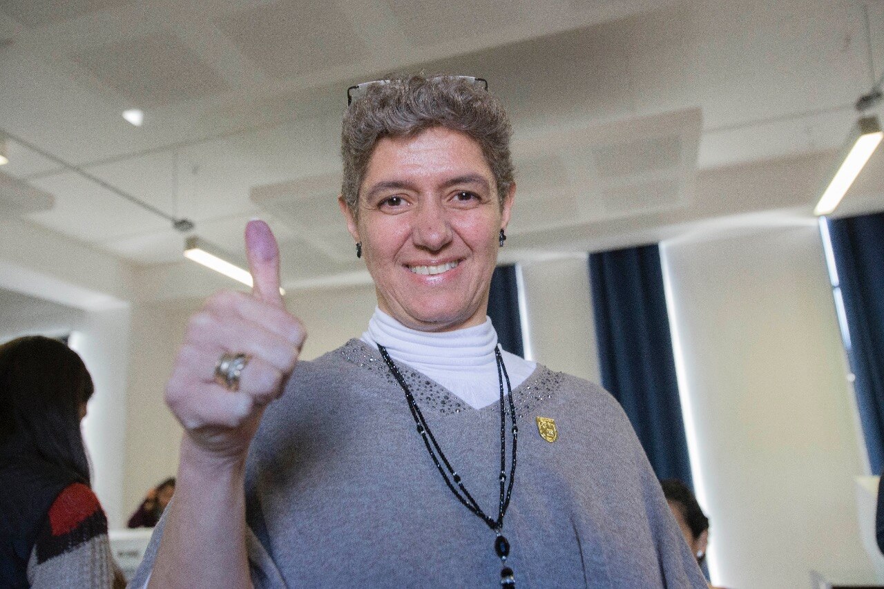 Teresa García confía en el voto de los universitarios