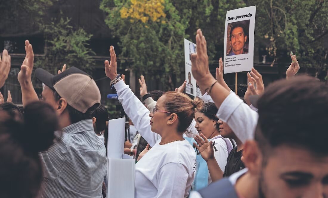 El pasado 10 de mayo, los colectivos de búsqueda marcharon rumbo al Ángel por las madres asesinadas y los desaparecidos. Archivo El Universal