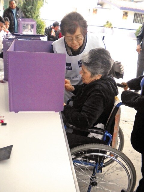 Adecuan elecciones para discapacitados 