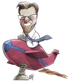 El director inconforme pero le saca provecho