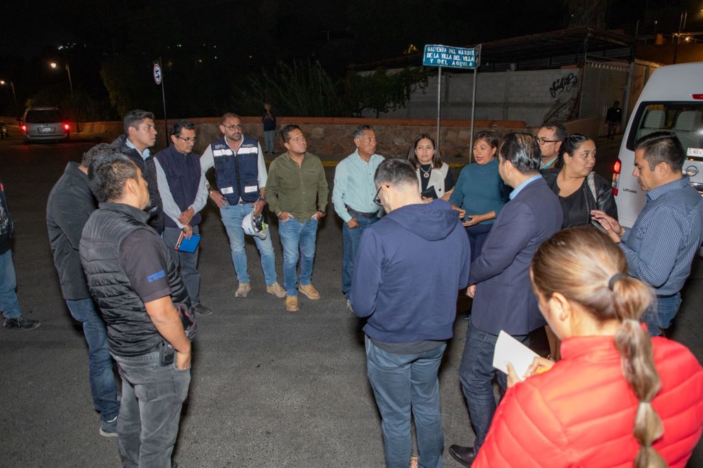 Supervisan el circuito vial en La Cañada