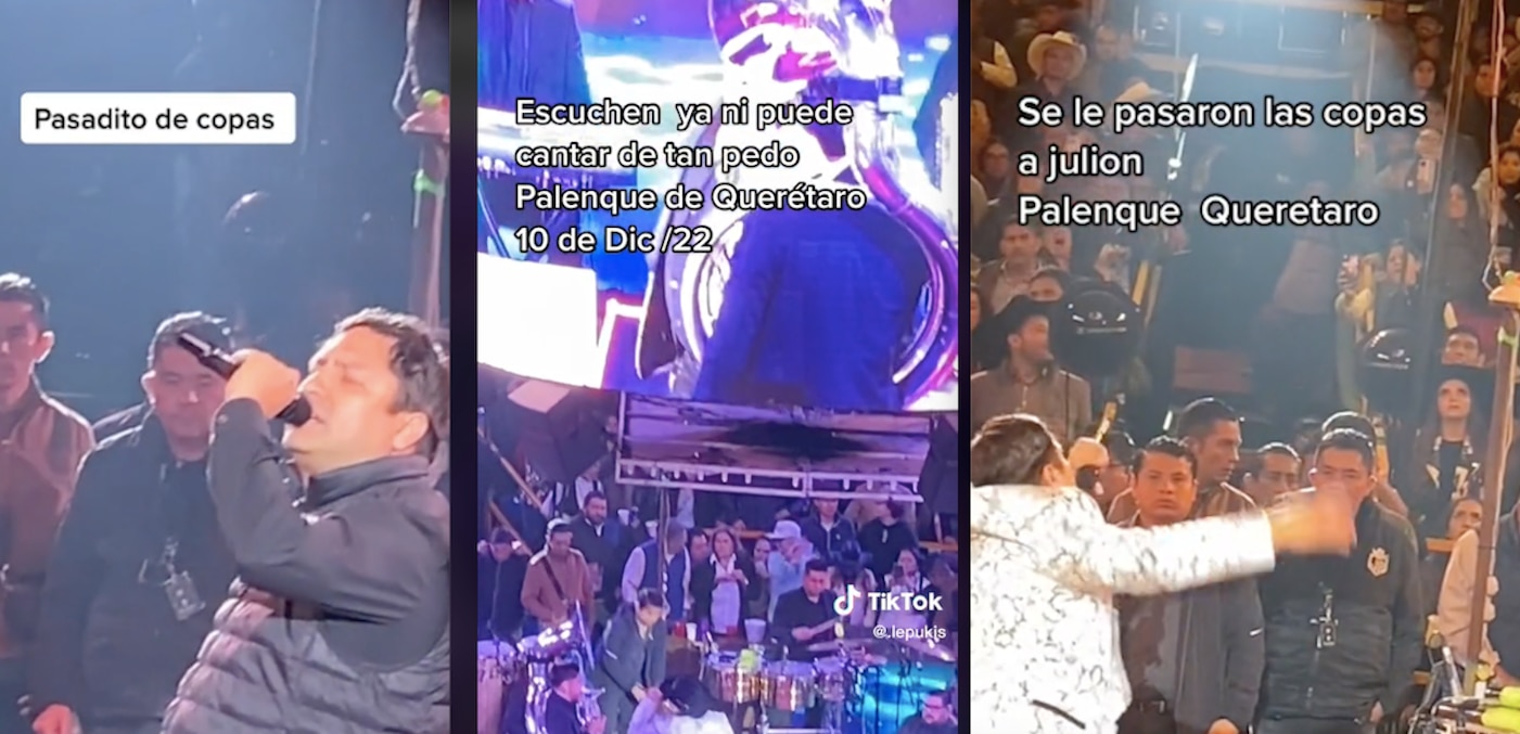 "Soy humano", responde Julión Álvarez ante las críticas por "cantar borracho" en la Feria de Querétaro 