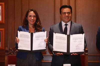 Firman convenio Querétaro y CDMX