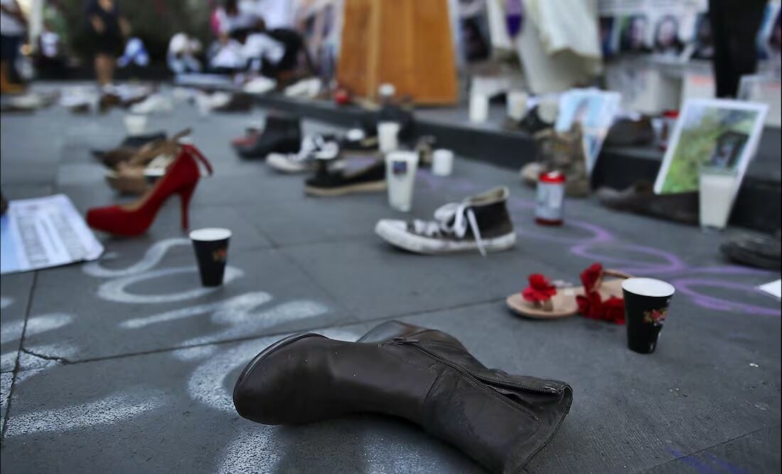 Familiares de desaparecidos se manifestaron y realizaron una misa en Chilpancingo, Guerrero, en memoria de las víctimas del rancho Izaguirre, en Teuchitlán, Jalisco. el 14 de marzo de 2025. Foto: EFE