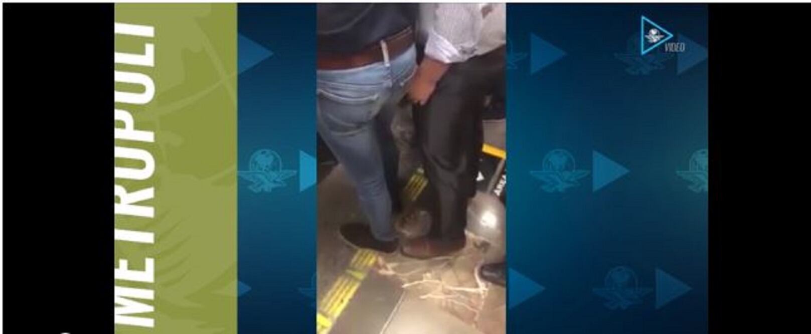 Acoso sexual en el Metro no para; hombre toca a otro