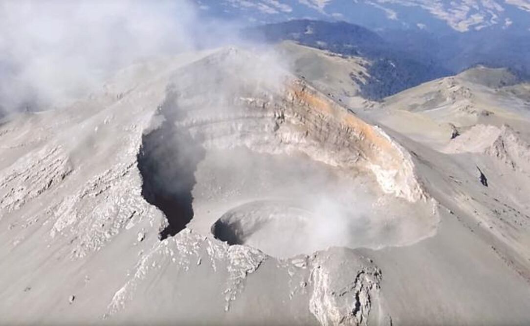 Este domo corresponde al número 78 y es posible que aumente su tamaño dentro de unas semanas para luego ser destruido por explosiones volcánicas moderadas, informan. Foto: Archivo / EL UNIVERSAL