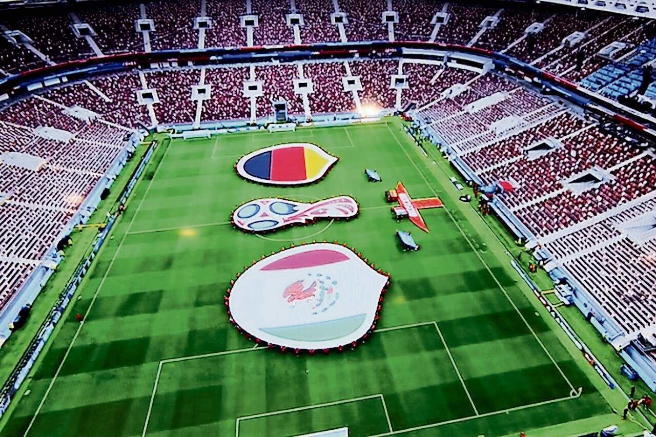 Blindan estadio para inauguración de Rusia 2018