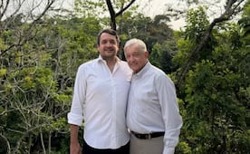 Andy López Beltrán comparte foto con AMLO; "soy hijo de quienes aman y lucharon por el pueblo", asegura