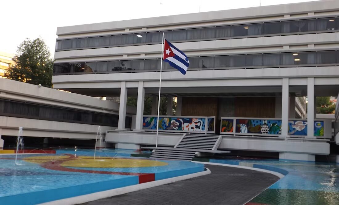 Embajada de Cuba en México. Foto: Tomada de Twitter/ @EmbaCuMex