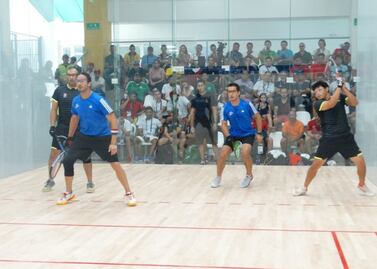 Equipo mexicano varonil de raquetbol conquista medalla de oro