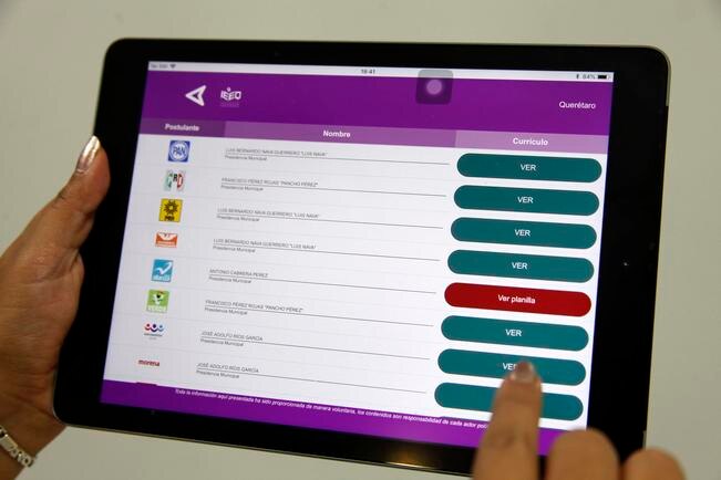 IEEQ presenta app de candidatos