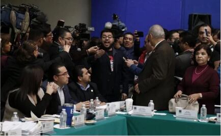 Entre protestas, avanza Guardia Nacional en Comisiones