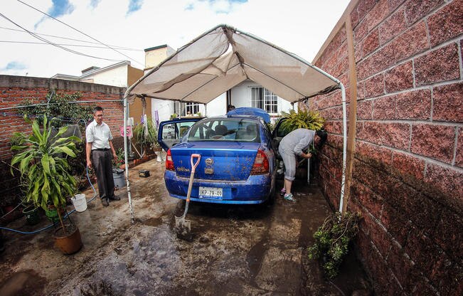 “No había acceso en la noche y dormimos en los camiones”