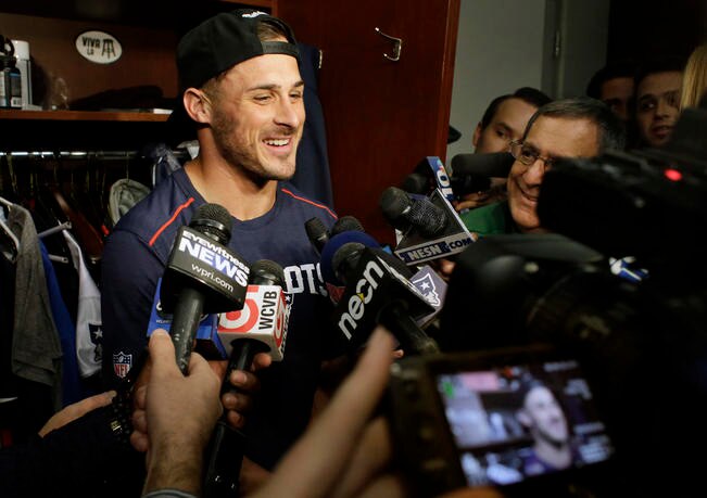 Amendola admitió sentirse muy cómodo con los Patriots (STEVEN SENNE. AP)