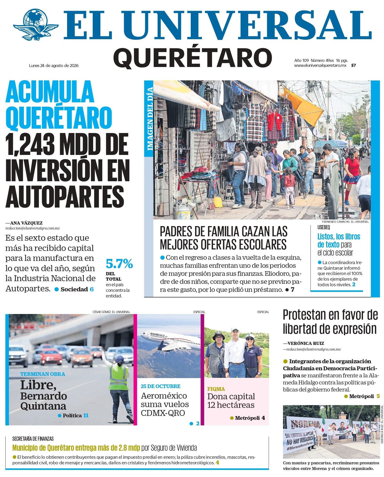 Foto. El Universal Querétaro