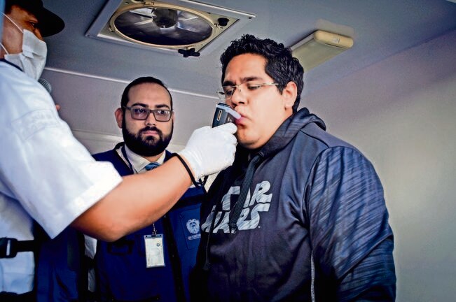 Reportan descenso de accidentes por alcohol