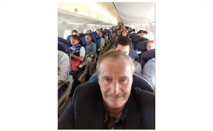 Fox también viaja en vuelos comerciales