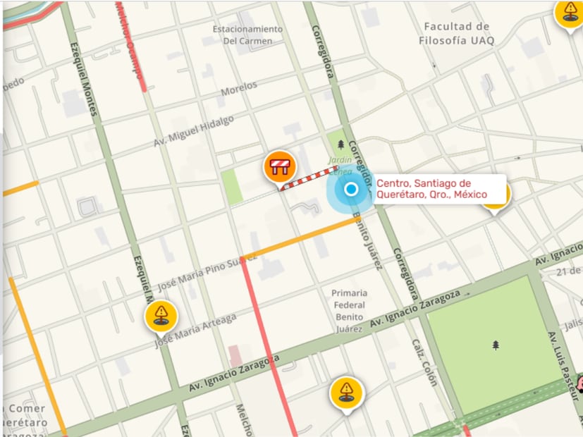FOTO. CAPTURA DE PANTALLA WAZE