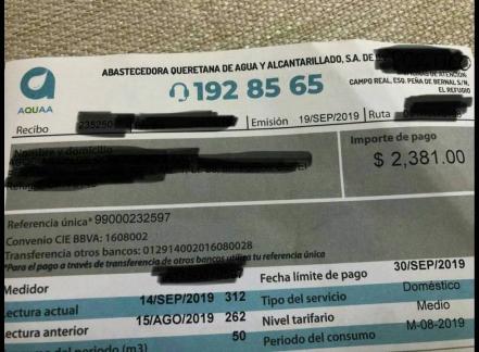 Vecinos de La Pradera se manifiestan contra la empresa Aqua