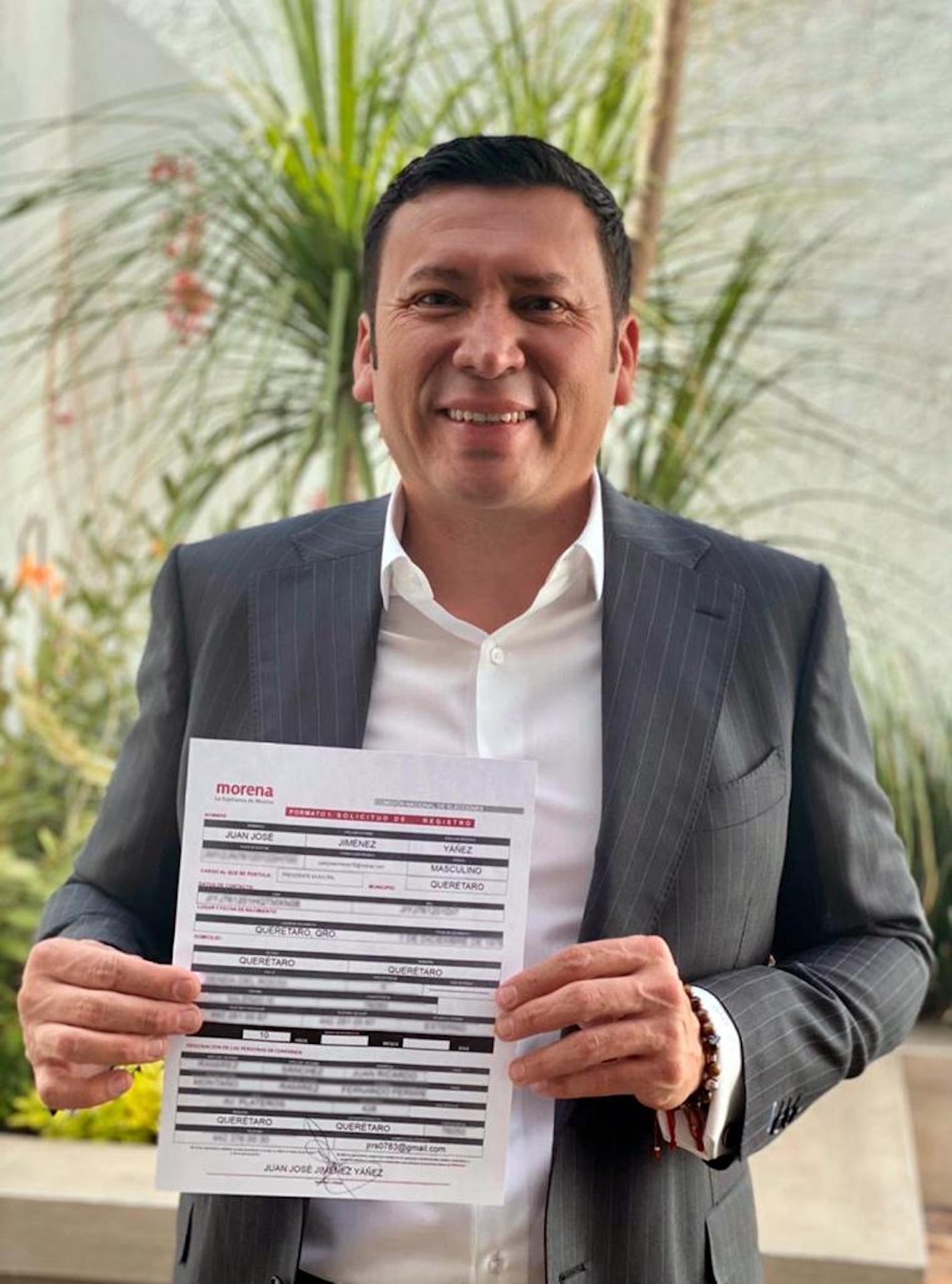 Juan José Jiménez busca ser presidente municipal de Querétaro por Morena