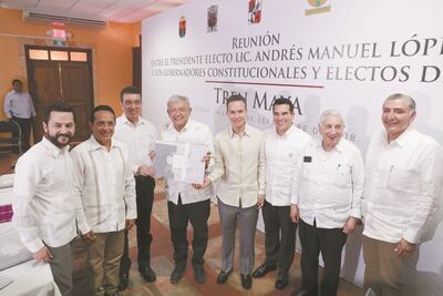 Anuncia AMLO 16 mmdp para Tren Maya en 2019