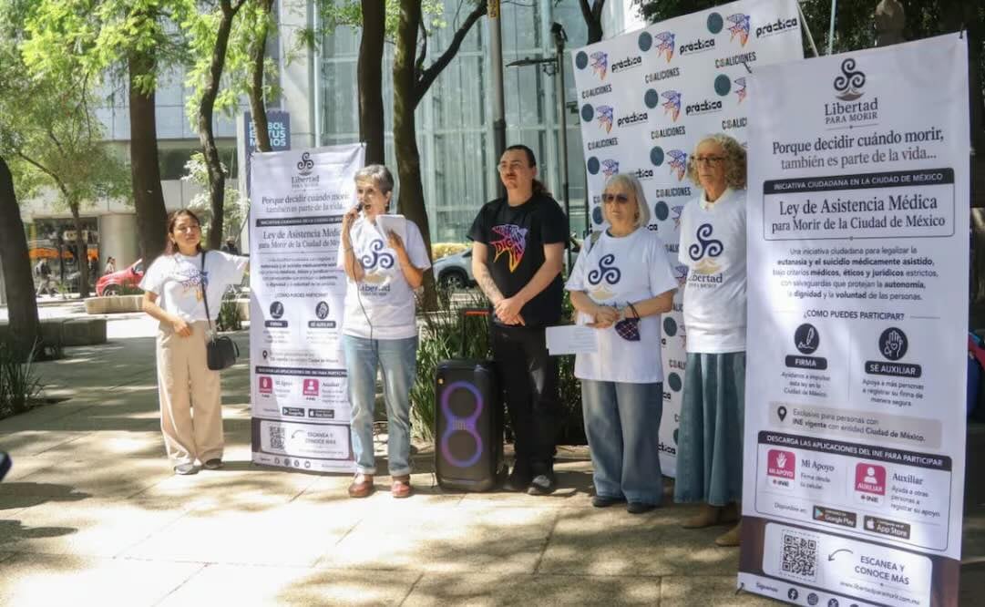 Colectivo busca recabar 20 mil firmas para impulsar muerte asistida en CDMX; iniciativa podría llegar al Congreso. Foto: Karla Guerrero / EL UNIVERSAL