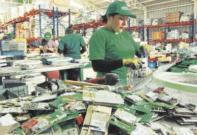 Sólo se recicla 2% de residuos electrónicos