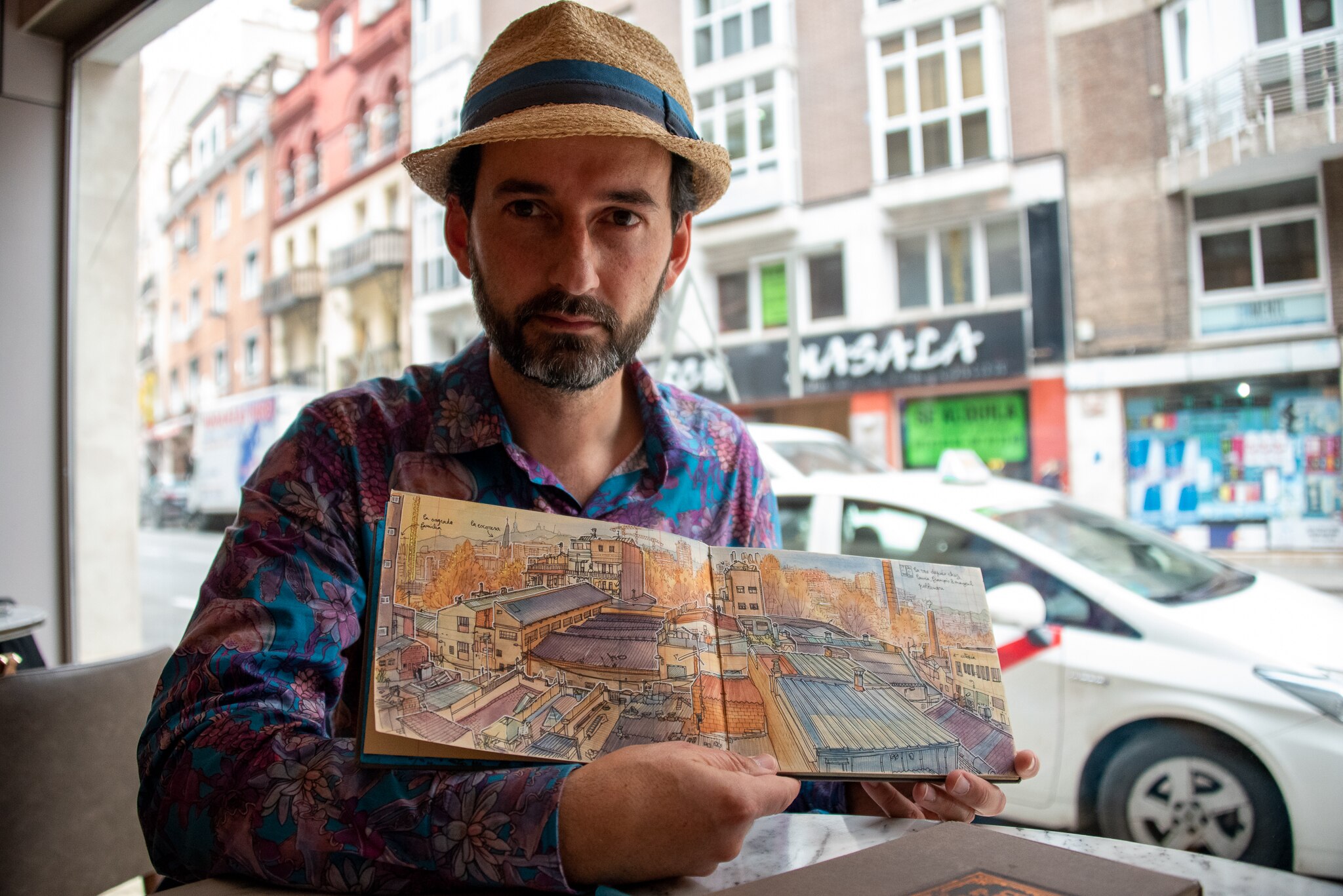 Así es enfrentar la pandemia con el placer de dibujar