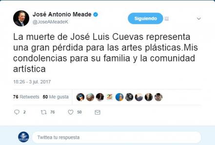 Fallece el pintor mexicano José Luis Cuevas