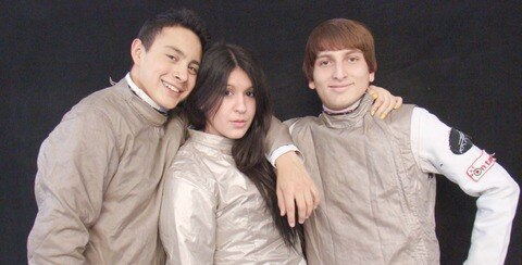 Espadas juveniles, por sitio en el podio