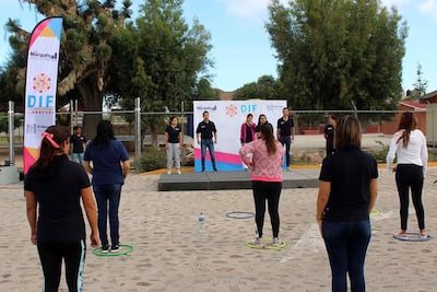 Con reto deportivo, fomentan los hábitos saludables