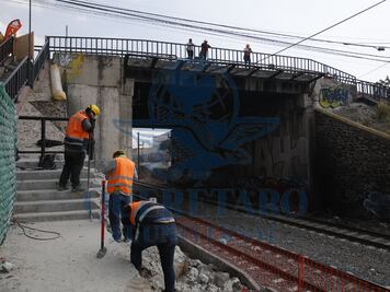 Dan bienvenida al tren, pero vigilarán la obra