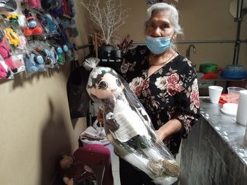 “Antes hacía dos ollas de tamales, ahora ni media olla”