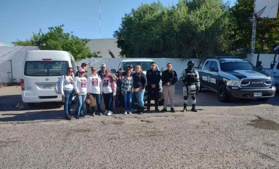 Al momento no tienen información si hay personas detenidas, o si los elementos de la Guardia Nacional regresaron tras poner a las madres a salvo. Fotos: Madres Buscadoras de Sonora