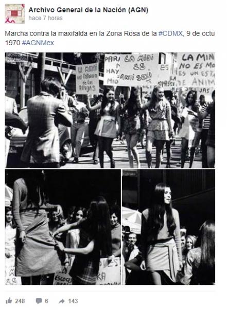 Hace 47 años, capitalinas marcharon por las minifaldas