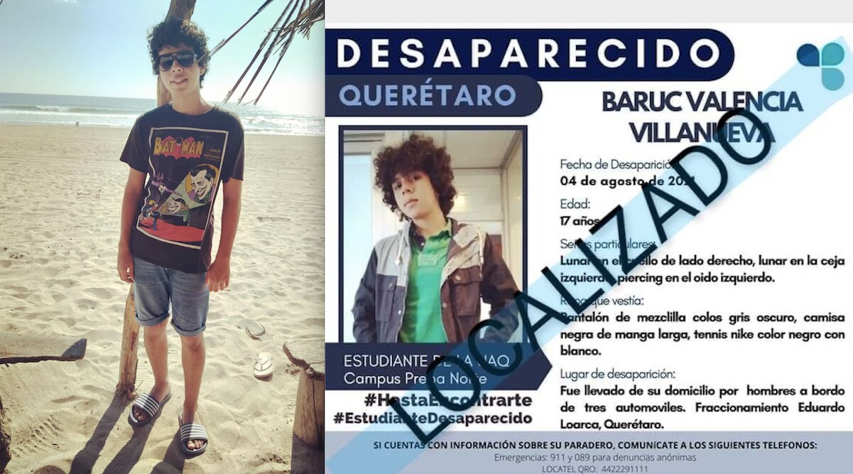 Localizan a Baruc en Edomex, su mamá había acusado que estaba siendo víctima de trata