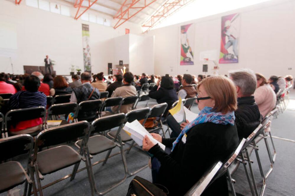 El único aspirante a la alcaldía queretana que asistió al evento fue Luis Gabriel Osejo. Foto: César Gómez
